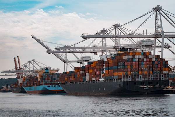 Ocean Container Freight Port
